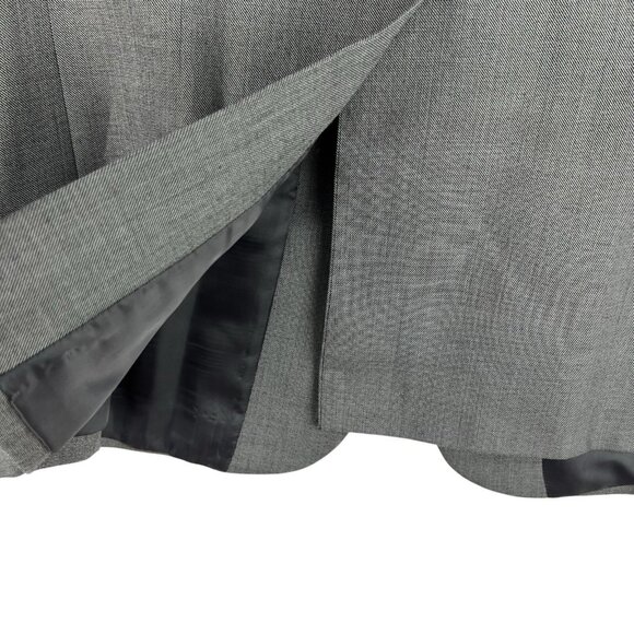 Shark Fire Men Wool Blend Grey Blazer Coat Jacket Sz 40R Two Button Single Vent - Picture 8 of 16